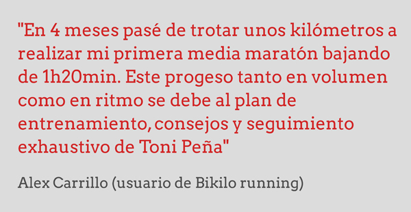 opinion plan entrenamiento